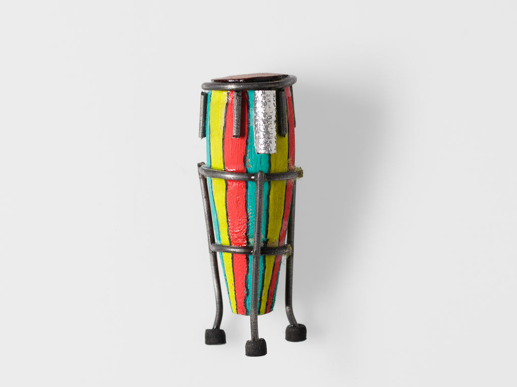 MINI "CONGA HISTÓRICA" (de Madera, Cuero y Metal)