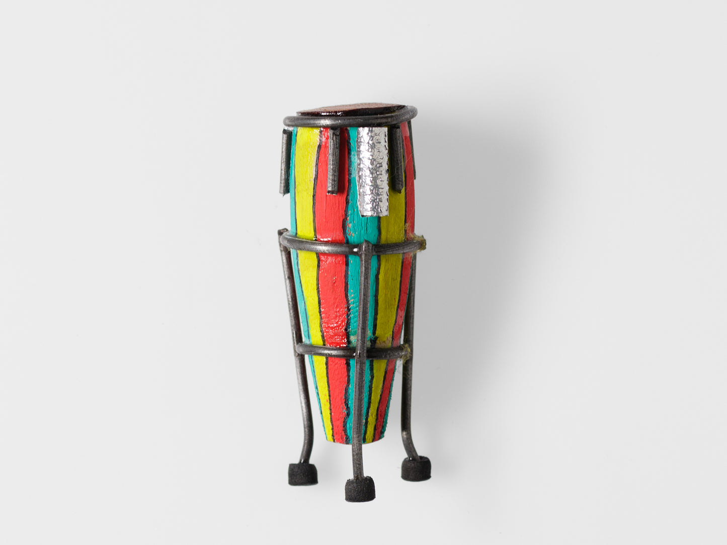 MINI "CONGA HISTÓRICA" (de Madera, Cuero y Metal)