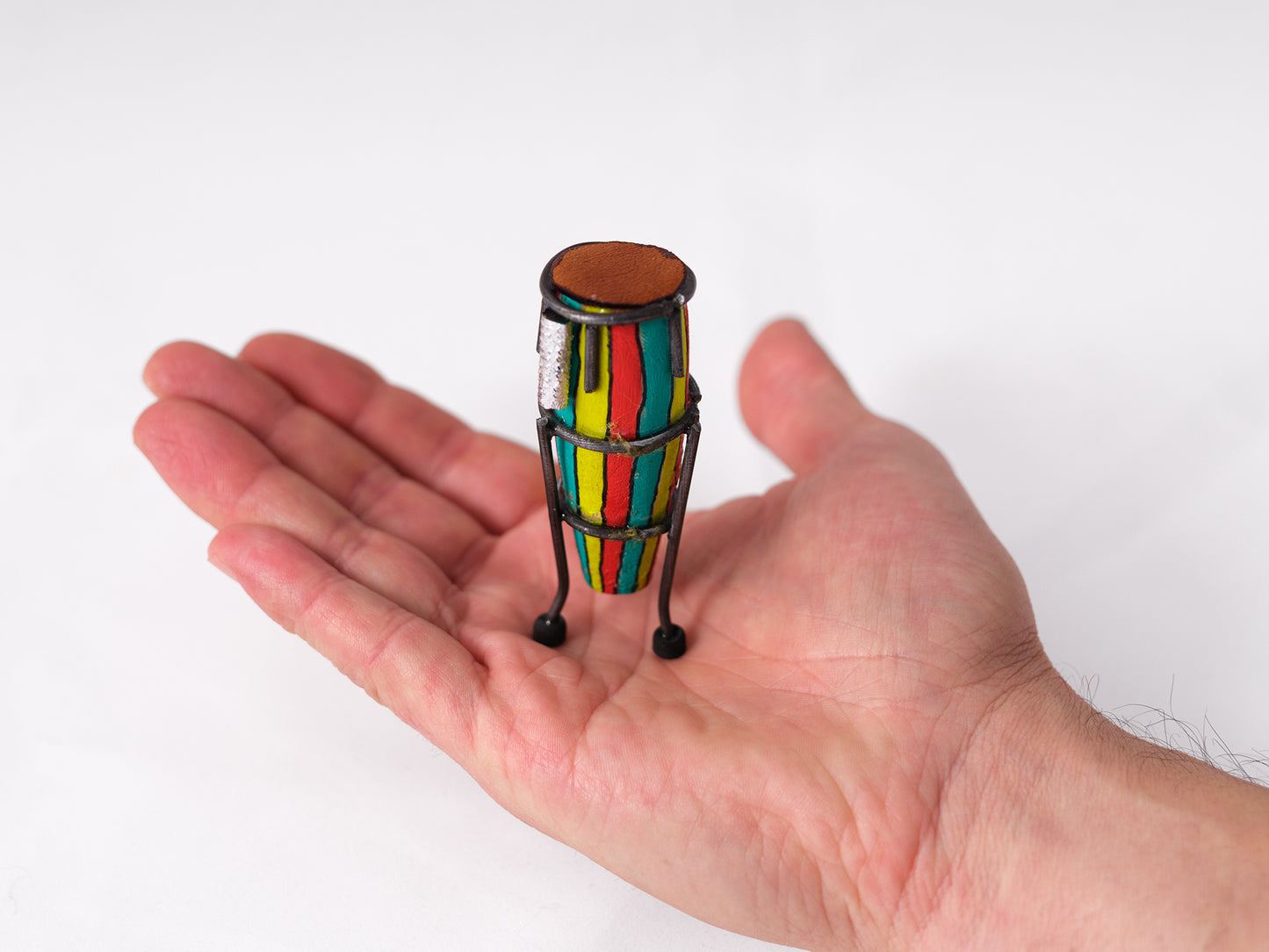 MINI "CONGA HISTÓRICA" (de Madera, Cuero y Metal)