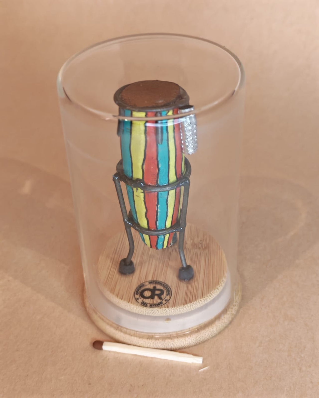 MINI "CONGA HISTÓRICA" (de Madera, Cuero y Metal)