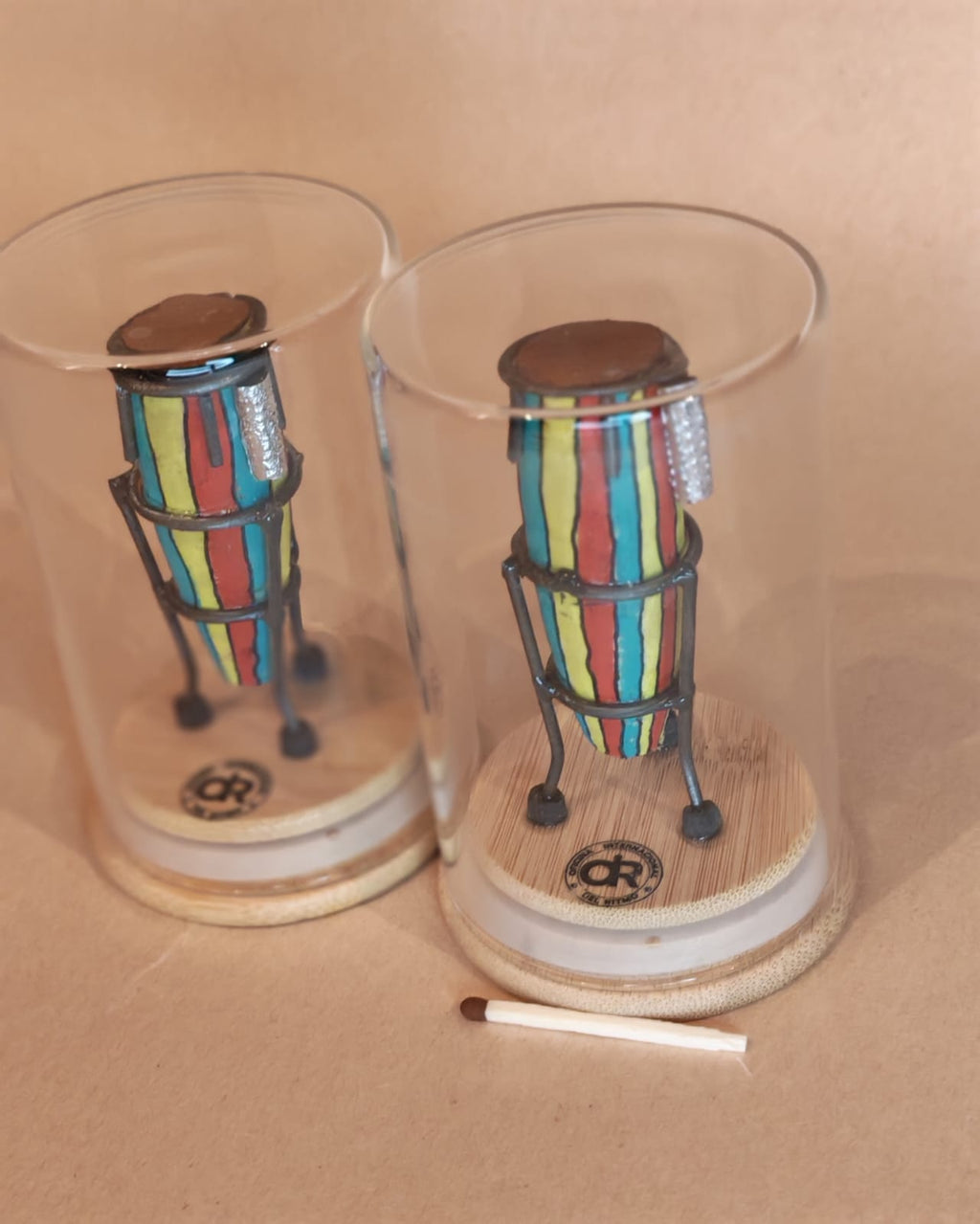 MINI "CONGA HISTÓRICA" (de Madera, Cuero y Metal)